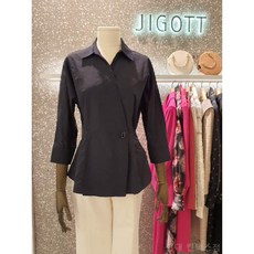 [현대백화점]JIGOTT 지고트K 카라 단추여밈블라우스 JK3E0BL01