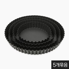 깊은 타르트팬 분리형 x 5개묶음, 5개