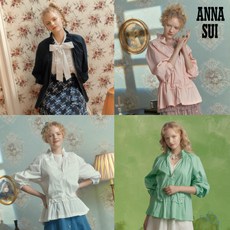 [런칭가 99000원][안나수이(ANNA SUI)] 플라잇 오브 코튼 라이트 숏 자켓 - 안나수이블라우스