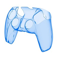 PS5 플스5 포탈 portal 필름 케이스 울트라 슬림 투명 PC 커버 듀얼 센스 스킨 쉘 소니 플레이스테이션 5 컨트롤러용 하드, [04] Transparent Blue, 1개
