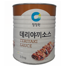 청정원 데리야끼소스 3.5kg 꼬치집양념 포차양념 식당용업소용데리야끼, 1개