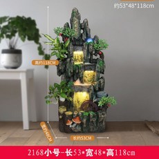 인테리어분수 전원 장식용산 흐르는물 거실 중식 풍수 분수 실내실외 흔들시계 정원, 상큼한 산수 2168 트럼