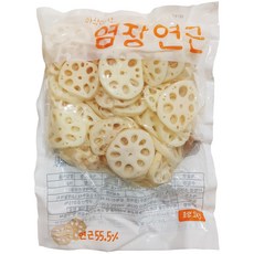 유성물산 유성 염장 연근채 1Kg 데침 자숙 냉동 이강산닷컴, 1개