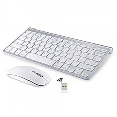 iMac MacBook Windows 컴퓨터 및 Android 태블릿과 호환되는 무선 키보드 및 마우스, 단일상품, 단일상품