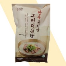 최다구성 고기명가 한우 곤지암 소머리곰탕 700g, 12개