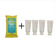 릴리빙 퓨어풀 클렌징 티슈 15매 1개구매/샘플 백삼팩 35ml *4개