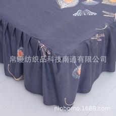 꽃무늬침대스커트