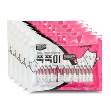 테비 쭉쭉이 100개 짜먹는 고양이간식, 총100개, 쭉쭉이 연어와치킨맛(10g 20개) x 5