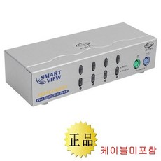 SOH492619에이앤 RGB KVM 41 스위치/PS/2 지원/케이블 미포함, 단일옵션