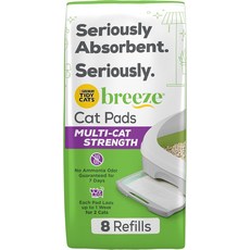 Purina Tidy Cats 고양이 모래 액세서리 BREEZE 패드 리필 팩 멀티 - 8ct. 가방