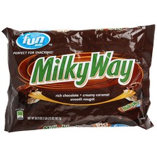 Milky Way Caramel And Nougat Fun Size 20.73 oz 은하수 캐러멜과 누가 펀 사이즈 20.73온스, 1개, 587g