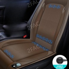 8팬 통풍시트 쿨링 냉각 냉풍 16팬 24팬 12v 24v 자동차 화물차 승용차, 12V 브라운 12팬, 1개