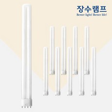 장수램프 FPL 삼파장전구 36W FPL36EX-D 10p, 10개, 주광색