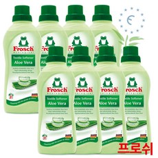 프로쉬 독일 아몬드밀크 섬유유연제 750ml 1박스 8ea입 일반, 알로에배라_8개, 알로에배라_8개