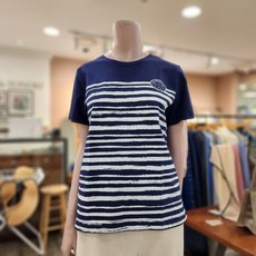 BCBG 터치반팔ts 티셔츠 _ B4B5X433 55 [NAVY] - bcbg