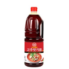 사조 요리백미 고추맛기름, 1.8L, 8개