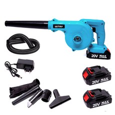 우스틴스 무선으로 간편한 강력 에어건 불고빨고 365 무선 핸디 송풍기 청소기 배터리2개