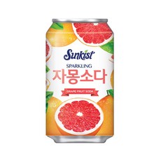 해태음료 썬키스트 자몽소다 355ml 24캔