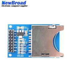Arduino UNO R3 Mega 2560 nano용 Hi- Q SD 카드 모듈 슬롯 소켓 리더, 1개