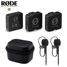 RODE Wireless Pro 로데 와이어리스 프로 2채널 무선 마이크 충전기 핀마이크 세트[사운드캣/정품]