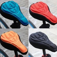 삼천리 운동 3입체 자전거 안장 커버 MTB 쿠션 로드 바이크 용품 335300EA, 레드, 1개