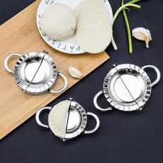 만두틀 스텐 수제 만두피 빚는 가정용 제조기, 9.5cm, 879개
