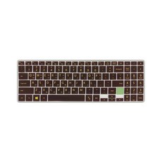 파인피아 삼성 갤럭시북 플렉스 알파 NT750QCJ NT751QCJ NT750QCR 시리즈 문자인쇄 칼라 키스킨, 1개, 초코렛