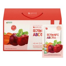 즙과사전 유기농 NFC ABC주스 착즙주스 80ml 30개