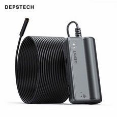 감시 카메라 CCTV 가정용 실외 홈 cctv 추천 녹화기 무선 소형 미니DEPSTECH WiFi 산업용 내시경 10m 검사 파이프 파이프 라인 자동차 관리 기기 수리, 중국, 10 분, WF020x 블랙