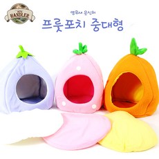 펫츠핸들러 앵무새 은신처 프룻포치 대형 색상랜덤, 단품