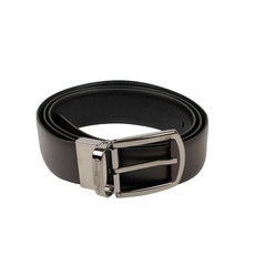 [해외]남자명품에르메네질도제냐벨트 NWT ERMENEGILDO ZEGNA Dark Brown Leather Reversible Buckle Belt Size 115 350