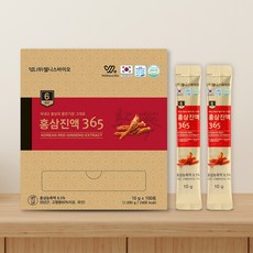 웰니스 바이오 6년근 홍삼 진액 365 스틱 100P, 10g, 100개
