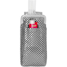 Stephanie Imports Black/Gold/Silver Vintage Luxuriant Soft 4mm Metallic Mesh (Full Pack 100s or 120s) Cigarette Case Purse, Silver, 120s With Lighter Pocket (4mm)