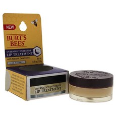 Burt's Bees Burts Overnight Intensive Lip Treatment 버츠비 오버나잇 인텐시브 립 트리트먼트 0.25oz(7.08g), 1팩, .