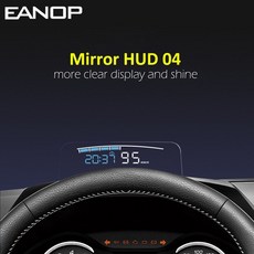 토레스hud 차량용 자동차속도계 토레스 호환 EANOP-M40 OBDII HUD 자동차 헤드 업 디스플레이 OBD2 앞 유, 01 WHITE, 1개