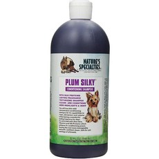 NATURE'S SPECIALITIES 네이쳐스 스페셜리티스 플럼 실키 펫 샴푸 946 ml, 상세페이지참조, 946ml