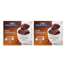 Ghirardelli 기라델리 다크 초콜릿 머그 브라우니 믹스 260g(9.2oz)x2 Dark Chocolate Mug Brownie Mix, 2개, 260g
