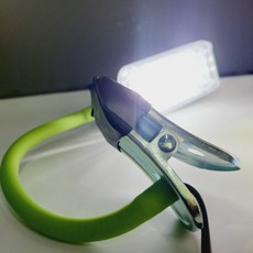 멀티랜드 밝은 LED 집게 자바라 작업등 고정형 자바라 유선작업등, 1개