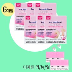 락토필듀오 6박스 여성 질 유산균 질건강 유렉스임산부 프로바이오틱스 개별인정형