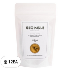청년농원 저온가공 작두콩수세미차 삼각티백, 1g, 50개입, 12개
