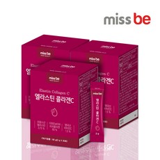 미스비 먹는 엘라스틴 콜라겐C 2g 30포 3박스 이너뷰티 저분자 엘라스틴 수용성 펩타이드 엘라스틴분말