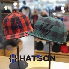 햇츠온_본점 DB 햇츠온 체크스냅백모자 306 DBELSSN3306RE