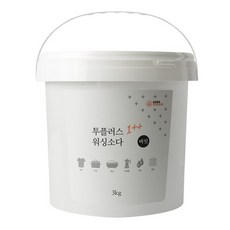 투플러스 워싱소다 대용량 3kg 버킷, 없음