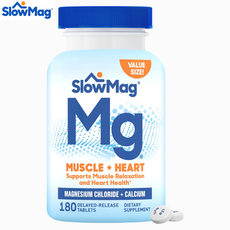 SlowMag Muscle Heart 마그네슘 Chloride calcium, 1개, 90회분 - 구아클로라이드