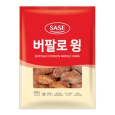 (무)(냉동)버팔로윙(사세 1kg), 2개, 1kg