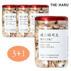 [갤러리아입점 브랜드 더하루]무염 무첨가 견과류100% 구운아몬드 구운캐슈넛 피스타치오 마카다미아, 피스타치오3+1, 4개