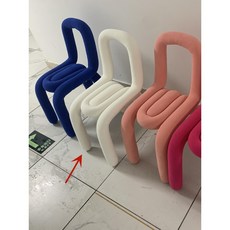 제니 의자 무스타슈 볼드체어 스툴 벤치 카페 bold chair, 업그레이드 버전 [화이트], 1개