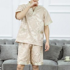 kirahosi 찜질복 찜질방 상하세트 사우나복 마사지복 48호+덧신증정 Vfd55ou