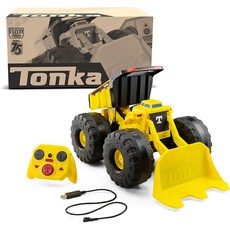 통카 RC 마이티 몬스터 덤프 트럭 제설기 불도저 모래 놀이 공사 작업 FFP Tonka
