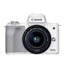 캐논 EOS M50 Mark II 15-45mm 128G패키지 미러리스카메라, 캐논 M50 Mark2 + 15-45mm (화이트)